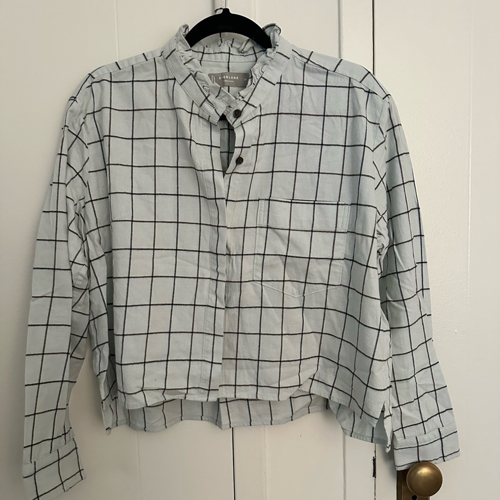 Everlane Plaid Organic Cotton Shirt